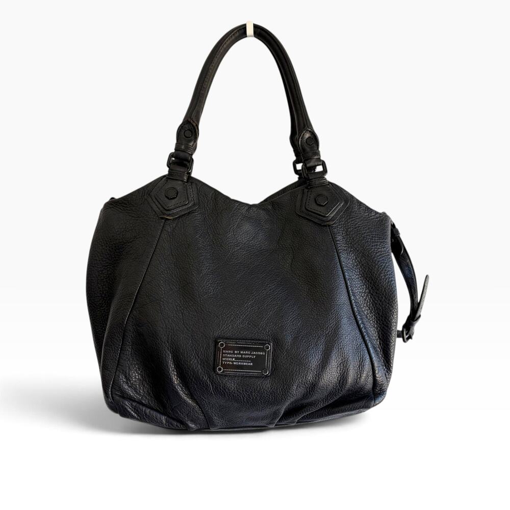 Marc by Marc Jacobs Classic Q Francesca Tote – Black Pebbled Leather